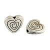 Tibetan Style Alloy Heart Beads X-TIBEB-1267-AS-LF-1