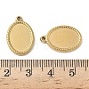 304 Stainless Steel Pendant Cabochon Settings STAS-D127-18B-G-3