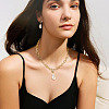 10Pcs Natural Baroque Pearl Keshi Pearl Pendants PALLOY-TA00377-9