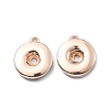 Alloy Hang Snap Base Pendant FIND-WH0110-280RG-2