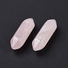 Natural Rose Quartz Terminal Pointed Pendants G-C007-02B-12-4