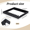 12 Grids Plastic CD Storage Racks AJEW-WH0880-38-2