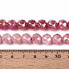 Anti-Tarnish Electroplate Glass Beads Strands GLAA-N064-10mm-09-4