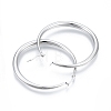 Tarnish Resistant 201 Stainless Steel Big Hoop Earrings for Women EJEW-N052-04B-01-2