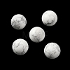 Natural Howlite Sphere Beads GG-D003-A25-1