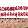 Crackle Transparent Glass Beads Strands GLAA-N068-03A-09-4