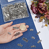 135Pcs 9 Styles Tibetan Style Alloy Chandelier Component Links FIND-PH0038-51-3
