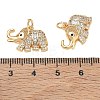 Brass Micro Pave Black Cubic Zirconia Pendants CU-CBAB0CF-18G-3