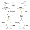 DIY Wire Wrap Earring Making Kit STAS-CJ0002-39-2