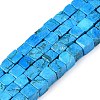 Natural Turquoise Beads Strands G-T139-6x6-10A-4