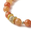 Natural Mixed Stone Stretch Bracelet for Girl Women Gift BJEW-JB06799-6