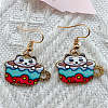 Alloy Dangle Earrings FS-WG32F4A-04-1