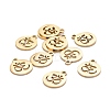 201 Stainless Steel Pendants STAS-D451-25G-2