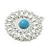 Dyed Synthetic Turquoise Pendants LS-STAS-G374-05S-18-2