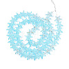 Baking Paint Electroplate Transparent Glass Beads Strands EGLA-N017-07-A02-2