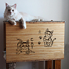 4Pcs 4 Styles PET Hollow Out Drawing Painting Stencils DIY-WH0411-030-4