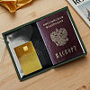 2Pcs 2 Colors PU Leather Passport Cover OFST-CL0001-10B-3