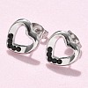 304 Stainless Steel Stud Earrings EJEW-F361-04P-4