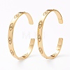 Brass Micro Pave Cubic Zirconia Cuff Bangles BJEW-Z001-02A-1