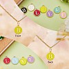 120Pcs 12 Colors Golden Plated Alloy Charms ENAM-SZ0001-64B-6