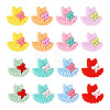 16Pcs 8 Colors Dress Silicone Beads SIL-TA0001-60-2