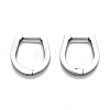 Tarnish Resistant 304 Stainless Steel Huggie Hoop Earrings STAS-J033-14A-P-1