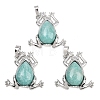 Natural Amazonite Pendants G-A315-03A-P-1