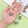 Retro 316 Surgical Stainless Steel Elephant Pendants STAS-E096-15AS-4