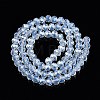 Electroplate Glass Beads Strands EGLA-A044-J6mm-A06-3