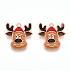 Christmas Theme Alloy Enamel Pendants ENAM-N056-403E-1