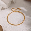 2.7MM European Style 304 Stainless Steel Box Chain Bracelets for Women DP5170-2-1