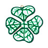 304 Stainless Steel Enamel Pendants STAS-OY019-17G-1