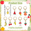 9Pcs Alloy Enamel Shoes Charms HJEW-PH02494-2