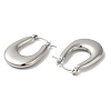 304 Stainless Steel Thick Hoop Earrings for Women EJEW-Z026-23P-2