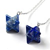 Natural Lapis Lazuli Pendant Dowsing Pendulums G-Q016-04E-1