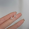 2 Pairs Alloy Stud Earrings for Women EJEW-FS0001-27K-1