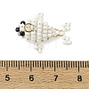 Glass Seed Beaded Pendants PALLOY-MZ01339-3