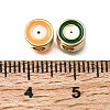 Brass Enamel Beads KK-CBA0E55-05G-3