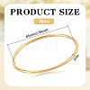 8Pcs 304 Stainless Steel Thin Wrap Bangle for Women BJEW-BC0001-16G-2