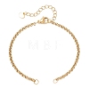 4MM 304 Stainless Steel Rolo Chain Bracelet Making AJEW-JB01464-01-1