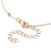 Natural Quartz Crystal Stone Pendant Necklace for Women NJEW-JN03781-02-4