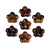 Leopard Print Opaque Acrylic Beads OACR-N162-19A-1