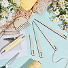 1Bag Plywood Wooden Weaving Looms Kit TOOL-CY0001-05-4