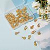 54 Pcs 9 Styles Electroplated Alloy Charms FIND-SZ0001-18G-4