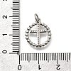 Brass Micro Pave Cubic Zirconia Pendants KK-P295-26P-3