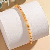 Natural Red Aventurine Heishi Beaded Braided Bracelets LS-SA4116-2-1
