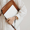 1Pc PU Leather Keychains KEYC-CL0001-65-6