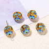 Brass Enamel Beads PW-WG96760-22-1