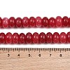 Dyed Natural White Jade Beads Strands G-G107-A43-01-4