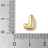 Brass Micro Pave Cubic Zirconia Beads KK-P290-61G-L-3